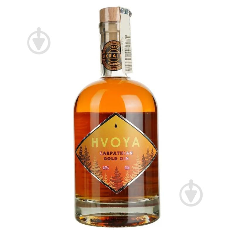 Джин HVOYA Carpathian Gold 0,5 л - фото 1 Джин HVOYA Carpathian Gold 0,5 л - фото 1