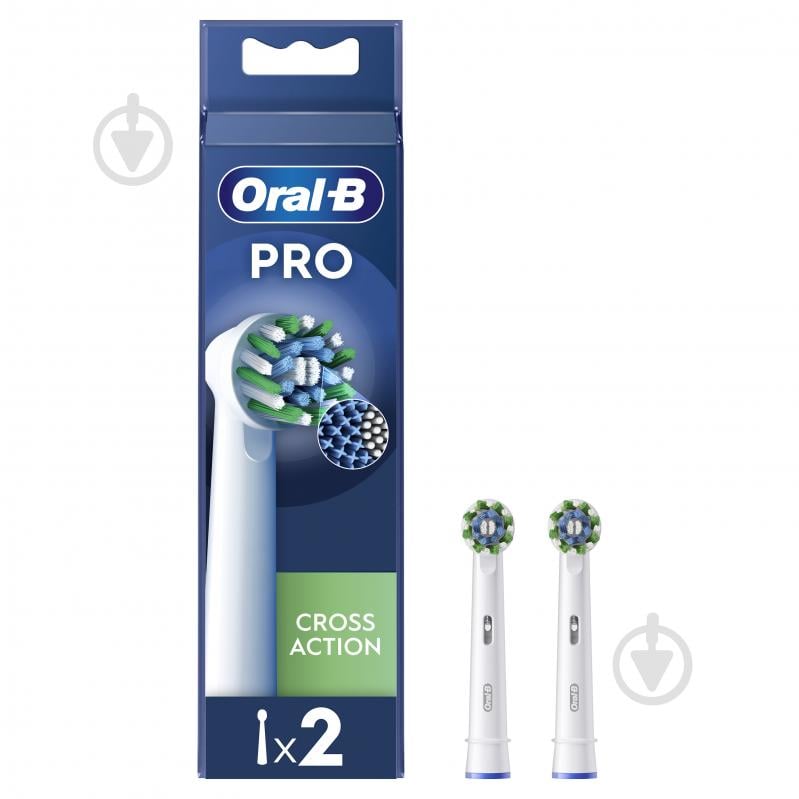 Насадки для электрической зубной щетки Oral-B Pro Cross Action 2 шт. - фото 1