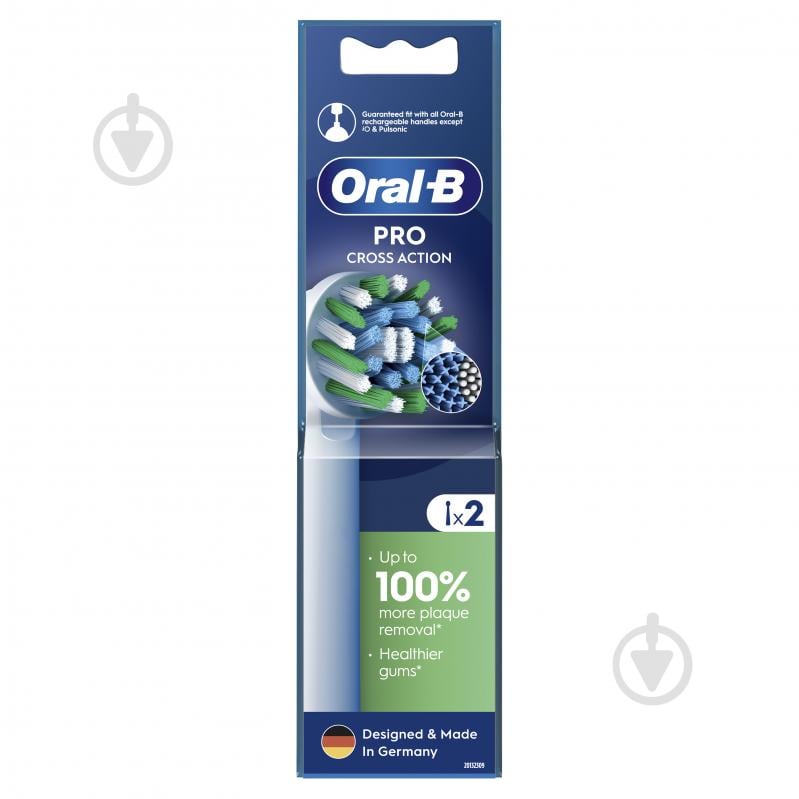 Насадки для електричної зубної щітки Oral-B Pro Cross Action 2 шт. - фото 2