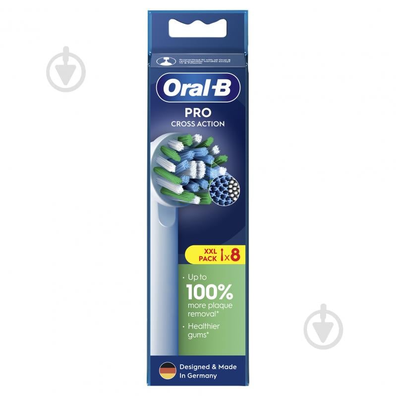 Насадки для електричної зубної щітки Oral-B Pro Cross Action 8 шт - фото 2