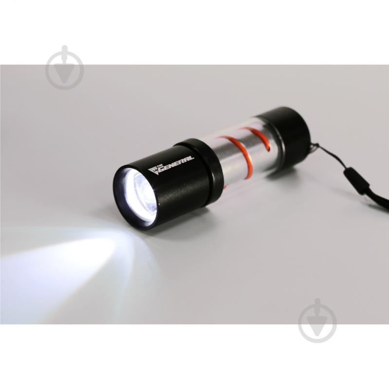 Ліхтарик TheGeneral Eridan 2 в 1 65 Lm чорний/червоний 100020122TG-02 - фото 4