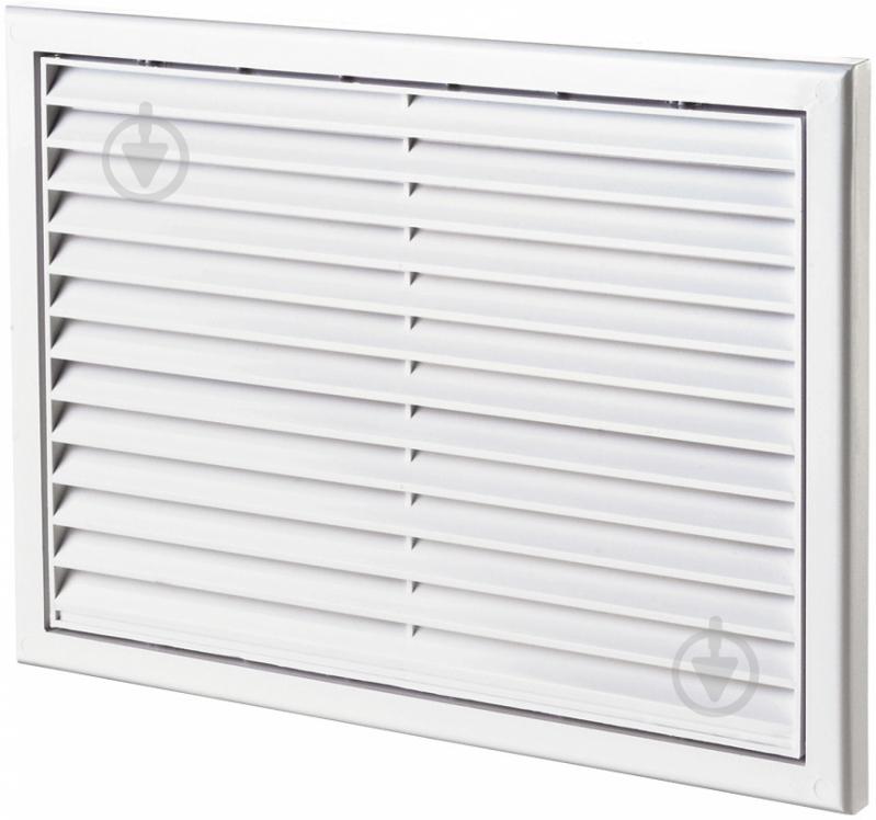 Решетка Вентс МВ 170ВДс пластик белый - фото 1