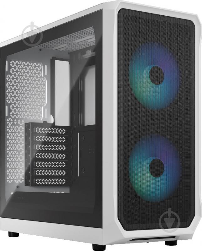 Корпус Fractal Design Focus 2 RGB TG ClearTint без БП White (FD-C-FOC2A-04) - фото 1