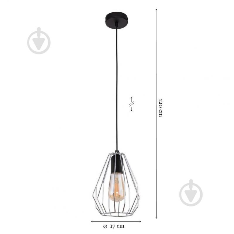 Подвес TK Lighting BRYLANT 796 1x15 Вт /E27 черный - фото 3 Подвес TK Lighting BRYLANT 796 1x15 Вт /E27 черный - фото 3