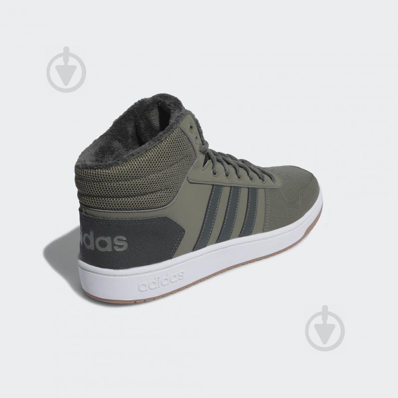 Кеди Adidas HOOPS 2.0 MID EE7370 р.44 хакі - фото 5