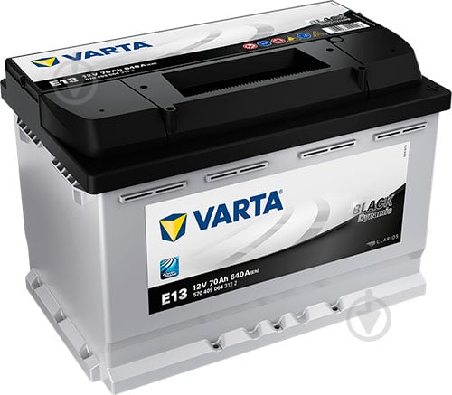 Аккумулятор автомобильный Varta Black Dynamic E13 70Ah 640A 12V 570409064 «+» справа (570409064) - фото 1