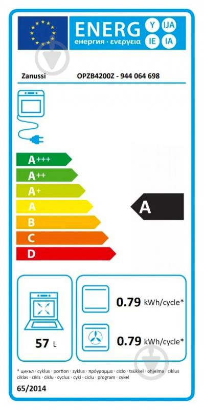 Духова шафа Zanussi OPZВ4200Z - фото 11