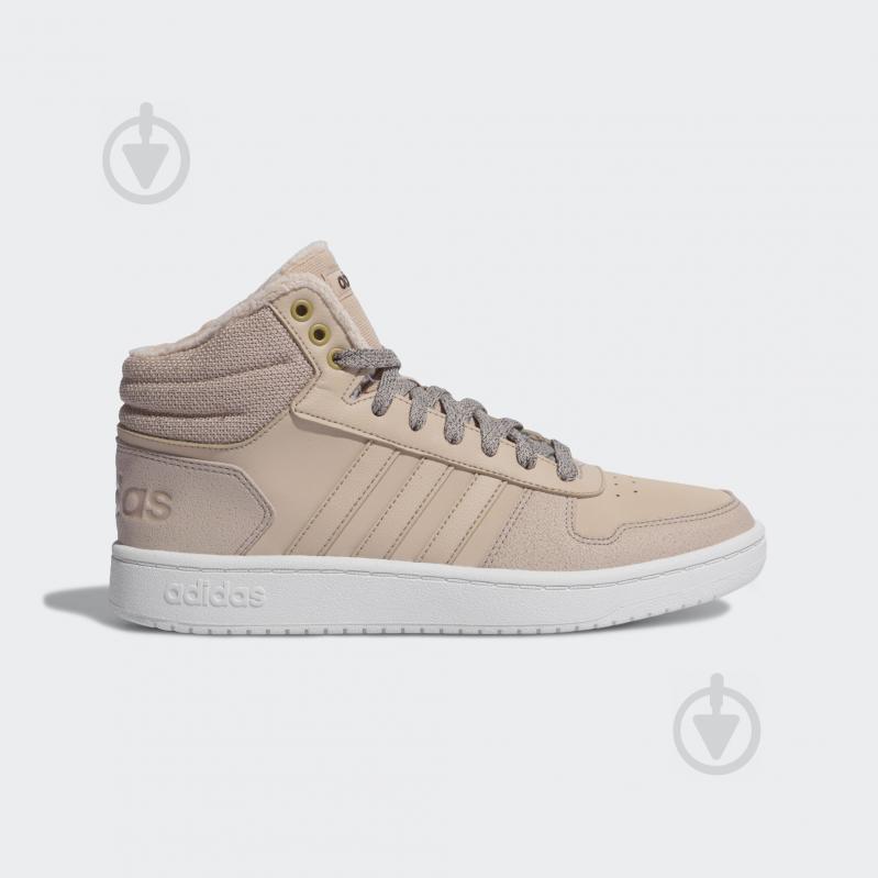 Черевики Adidas HOOPS 2.0 MID EE7876 р.38 бежевий - фото 1