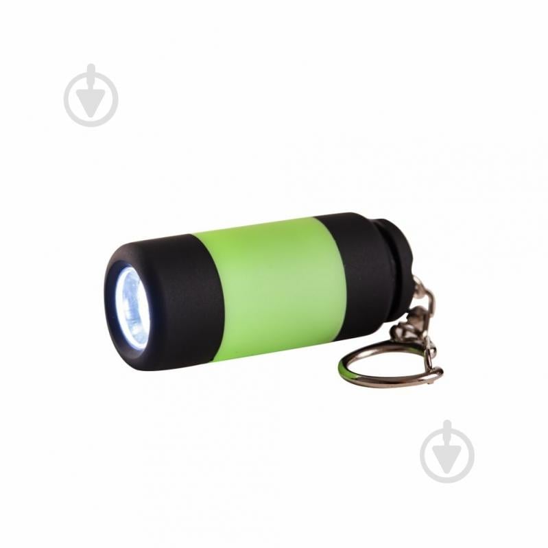 Брелок-ліхтарик TheGeneral Fornax чорний із зеленим 100020622TG-04 - фото 1