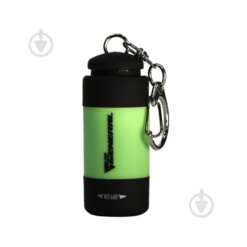 Брелок-ліхтарик TheGeneral Fornax чорний із зеленим 100020622TG-04 - фото 2