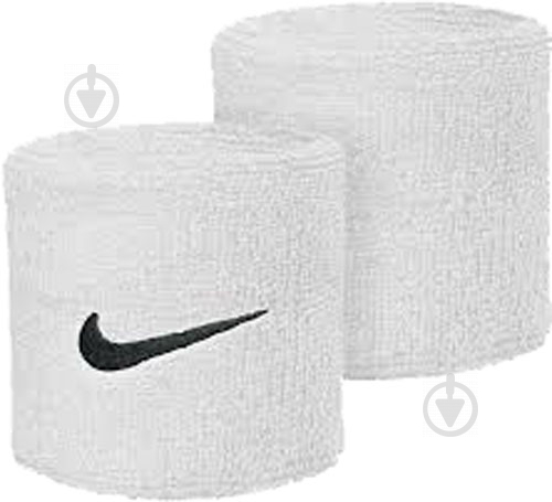 Напульсник Nike SWOOSH WRISTBANDS р. one size белый - фото 1