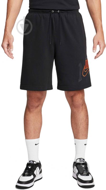 Шорты Nike M NK CLUB FT SHORT ARCH GX FV5136-010 р. 2XL черный - фото 1