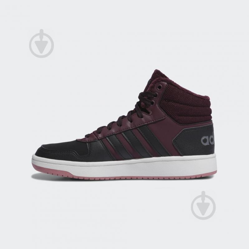 Черевики Adidas HOOPS 2.0 MID EE7877 р.38 2/3 бордовий - фото 6