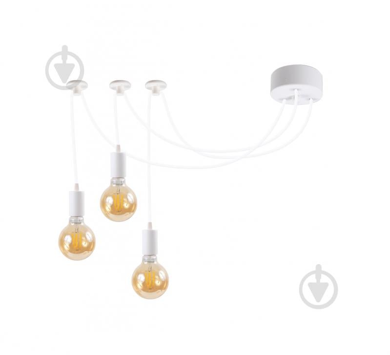 Люстра потолочная LIGHT SET TERNAVA EC 203 3xE27 белый - фото 1