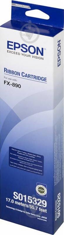 Картридж Epson  FX890 черный C13S015329BA - фото 1