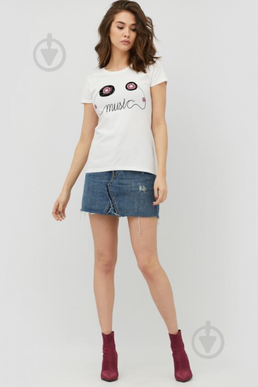 Футболка YAPPI Basic WW1031 р.S білий - фото 2