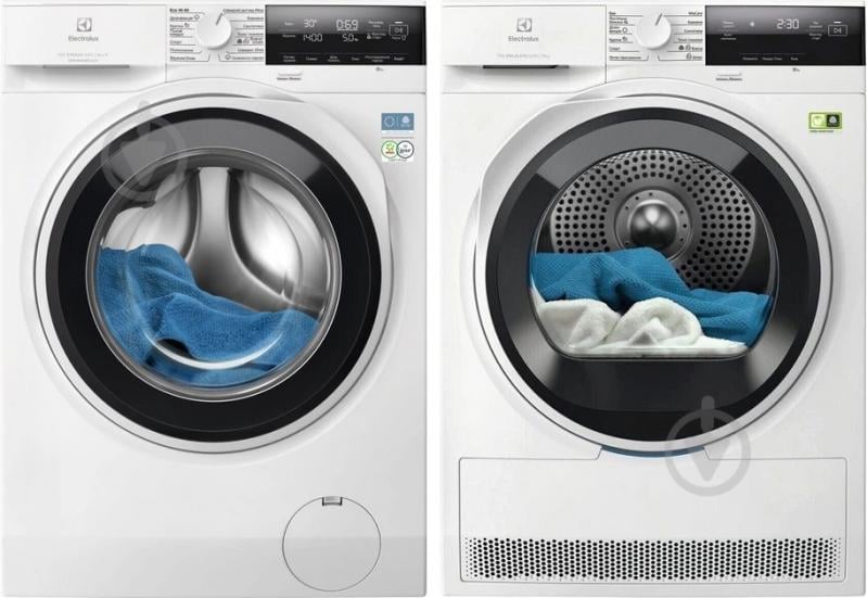 Пральна машина Electrolux EW7F3494FQU + сушильна машина EW7D394UU - фото 1