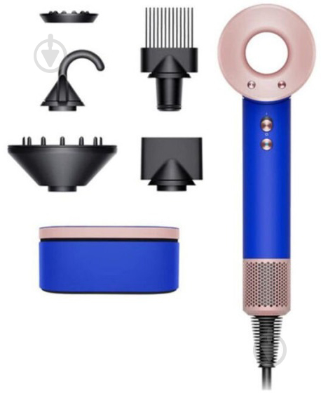 Фен Dyson HD07 Supersonic Blue/Blush (460555-01) - фото 3