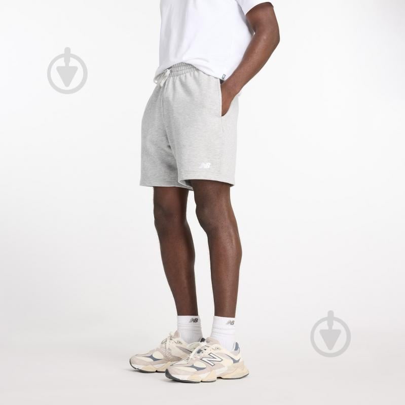 Шорты New Balance MS41520AG р. M серый - фото 1 Шорты New Balance MS41520AG р. M серый - фото 1