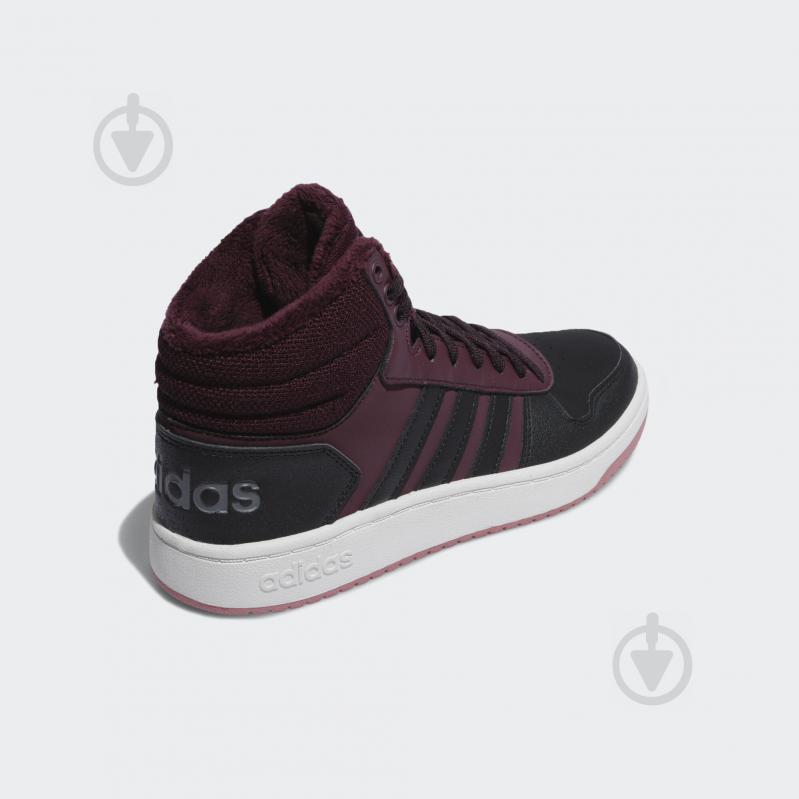 Ботинки Adidas HOOPS 2.0 MID EE7877 р.41 1/3 бордовый - фото 5