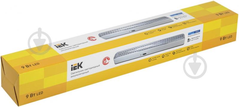 ᐉ Светильник аккумуляторный IEK ДБА 3927 LED 9 Вт серый • Купить в ...