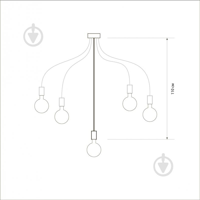 Люстра подвесная LIGHT SET TERNAVA 11206 6xE27 бронза - фото 5 Люстра подвесная LIGHT SET TERNAVA 11206 6xE27 бронза - фото 5