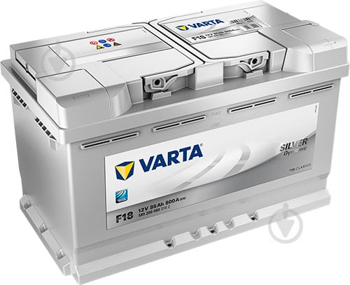 Аккумулятор автомобильный Varta Silver Dynamic F18 85Ah 800A 12V 585200080 «+» справа (585200080) - фото 1