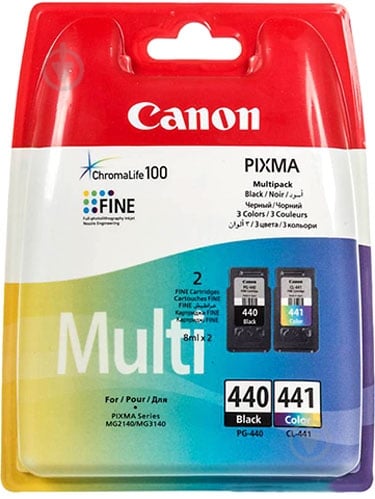 Набор картриджей Canon  PG-440/CL-441 Multi-Pack Сolor 5219B005 многоцветный 5219B005 - фото 1
