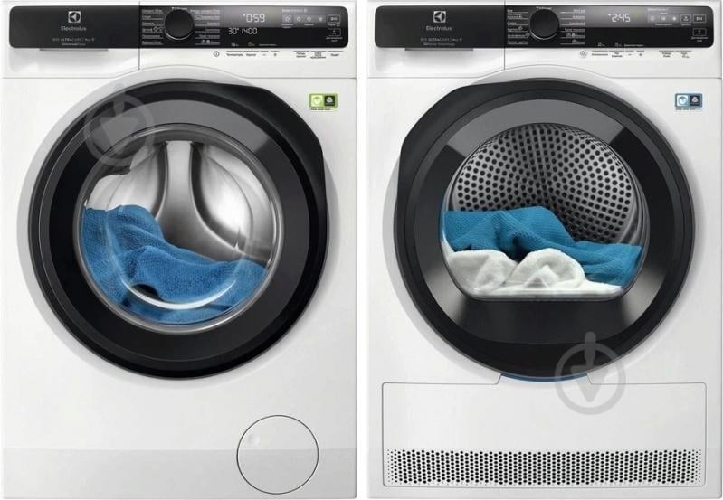 Пральна машина Electrolux EW8F5492QU + сушильна машина EW8D595MUC - фото 1 Пральна машина Electrolux EW8F5492QU + сушильна машина EW8D595MUC - фото 1