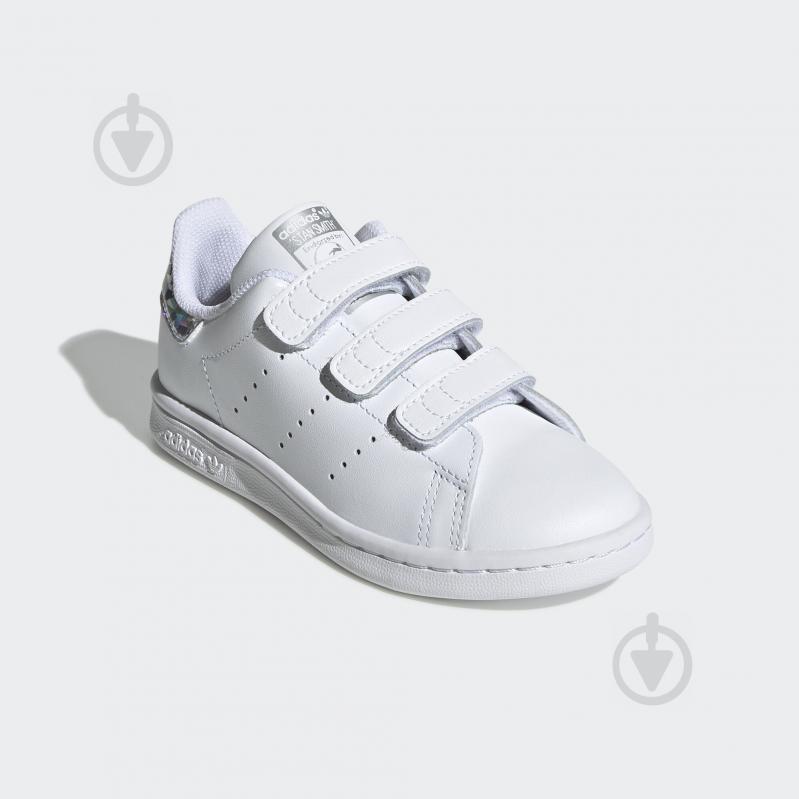 Кроссовки Adidas STAN SMITH CF C EE8484 р.31 белые - фото 4