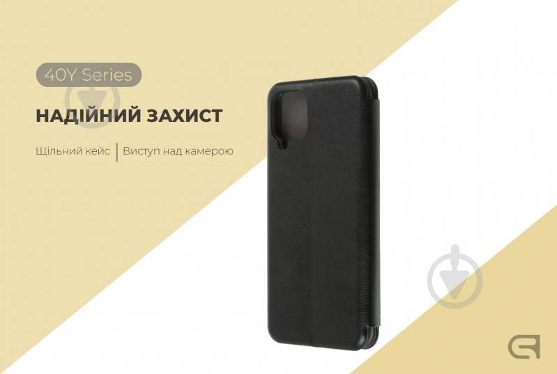 Чохол-книжка Armorstandart 40Y Case для Samsung A12 / M12 Black (ARM61593) - фото 3