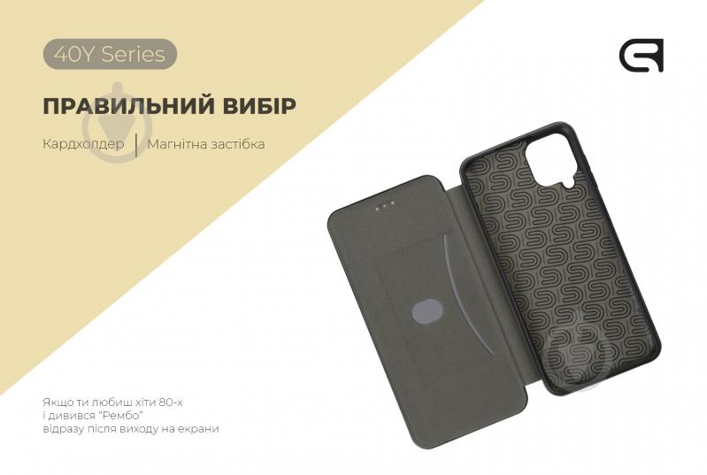 Чохол-книжка Armorstandart 40Y Case для Samsung A12 / M12 Black (ARM61593) - фото 4