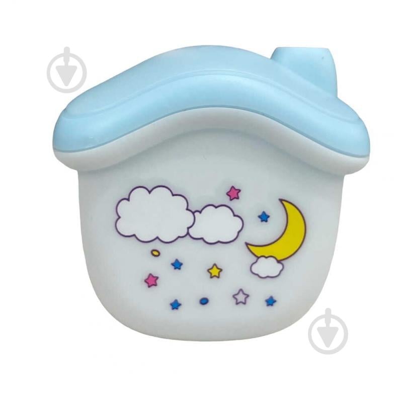 Нічник-розетка Violux LED HOMMY 0,6 Вт блакитний 310307 - фото 3