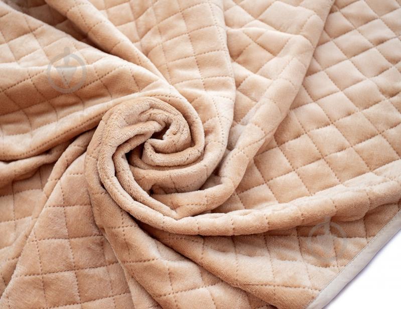 Покривало Camel квадрати 205x140 см Zastelli бежевий - фото 3 Покривало Camel квадрати 205x140 см Zastelli бежевий - фото 3