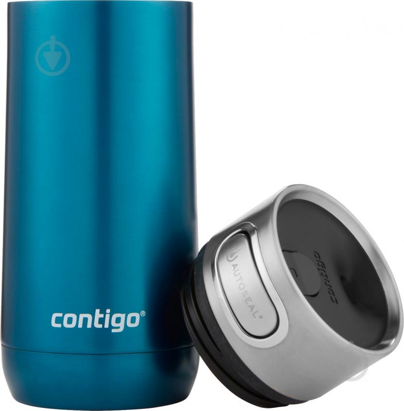 Термочашка Contigo Luxe Blue 360 мл 2104368 (6800373) - фото 5