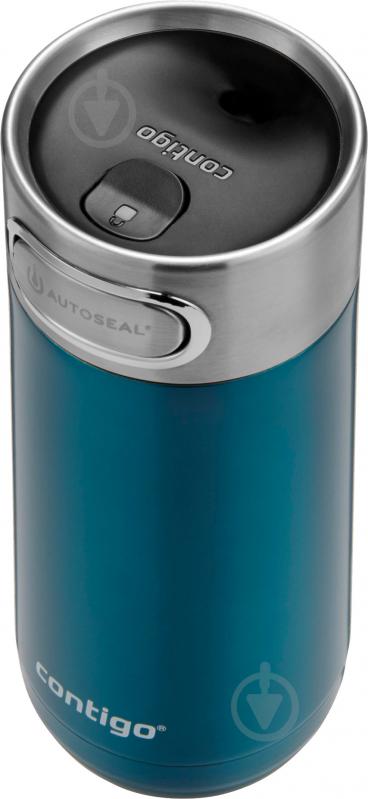 Термочашка Contigo Luxe Blue 360 мл 2104368 (6800373) - фото 4