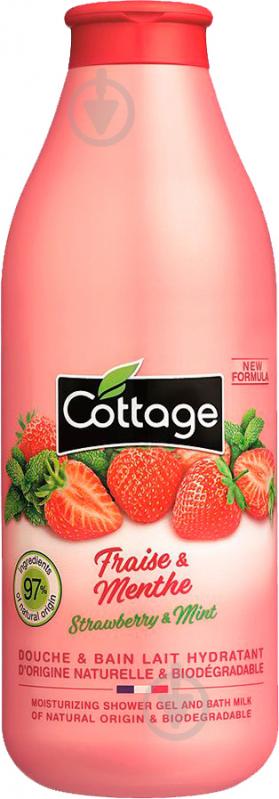 Гель для душу Cottage Strawberry&Mint 750 мл - фото 1