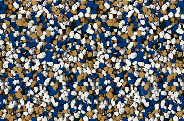 Мозаичная штукатурка Siltek Decor Silicon Mosaic 4368 25 кг - фото 1