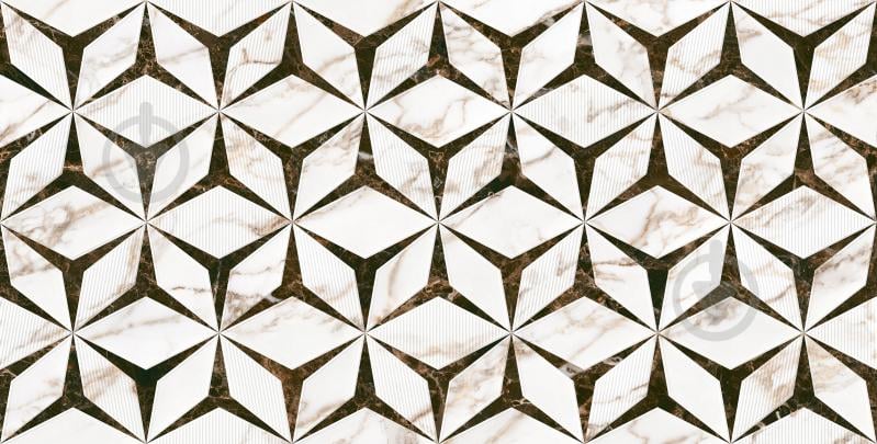 Плитка Augusta Crystal W\DEC M NR Glossy 30,8x60,8 см (2 сорт) - фото 3