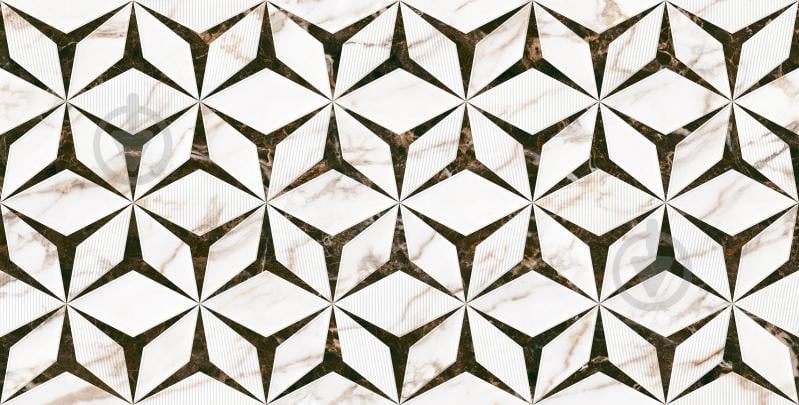 Плитка Augusta Crystal W\DEC M NR Glossy 30,8x60,8 см (2 сорт) - фото 2