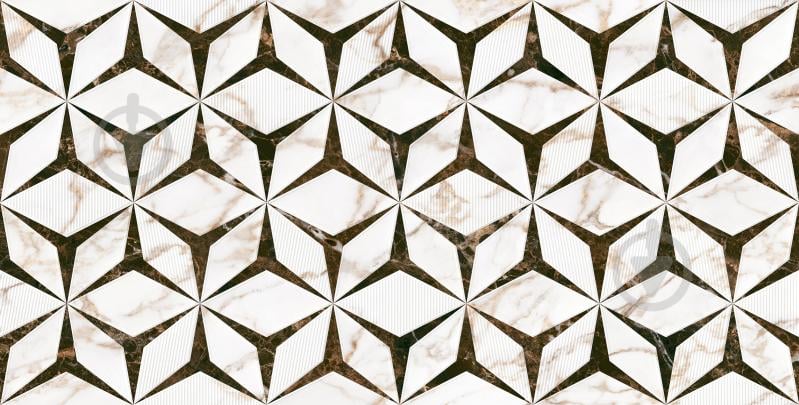 Плитка Augusta Crystal W\DEC M NR Glossy 30,8x60,8 см (2 сорт) - фото 1