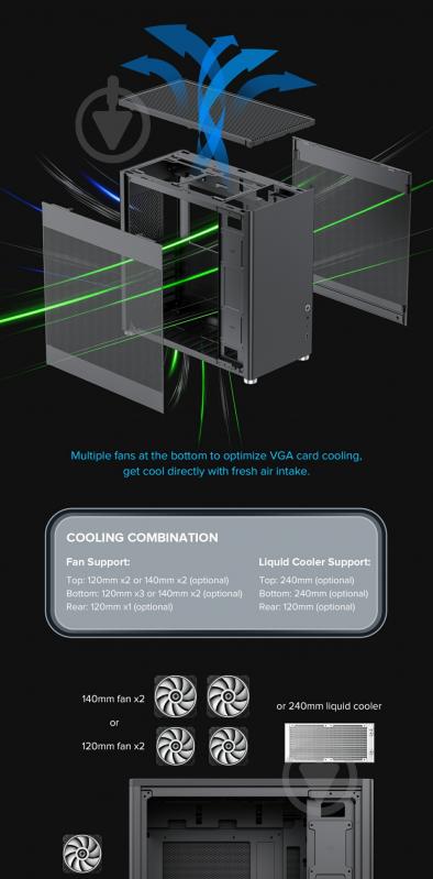 Корпус GameMax MeshBox Black - фото 26 Корпус GameMax MeshBox Black - фото 26