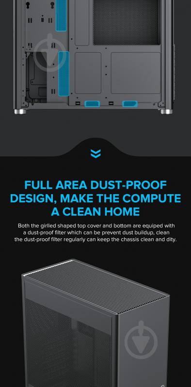 Корпус GameMax MeshBox Black - фото 17 Корпус GameMax MeshBox Black - фото 17