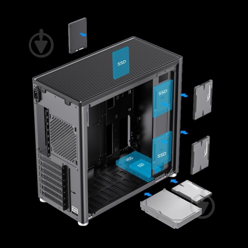 Корпус GameMax MeshBox Black - фото 6 Корпус GameMax MeshBox Black - фото 6