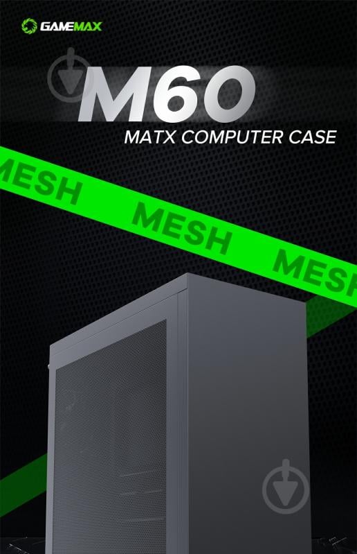 Корпус GameMax ini Tower M60 Black - фото 11