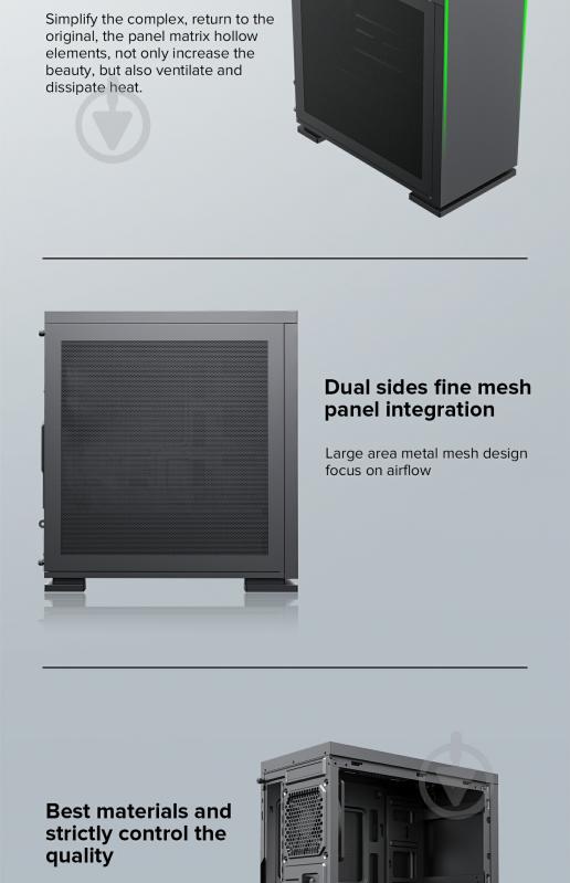 Корпус GameMax ini Tower M60 Black - фото 20