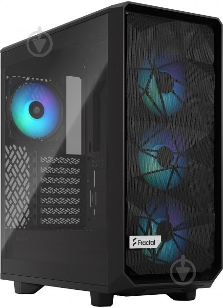 Корпус Fractal Design Meshify 2 Compact Lite RGB Black (FD-C-MEL2C-05) - фото 1 Корпус Fractal Design Meshify 2 Compact Lite RGB Black (FD-C-MEL2C-05) - фото 1