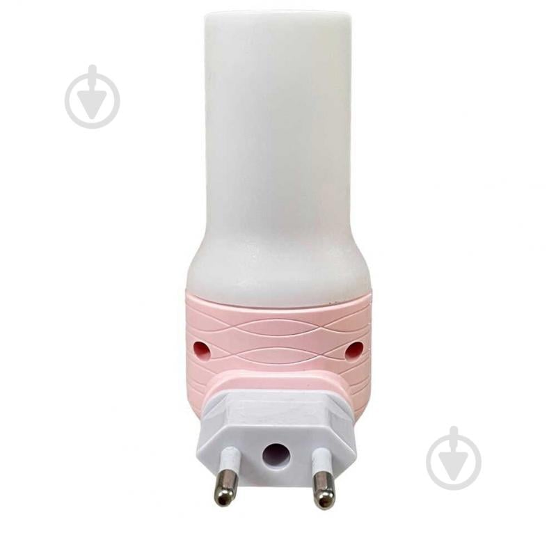 Нічник-розетка Violux CANDLE з кнопкою 0,8 Вт рожевий 310102 - фото 4 Нічник-розетка Violux CANDLE з кнопкою 0,8 Вт рожевий 310102 - фото 4