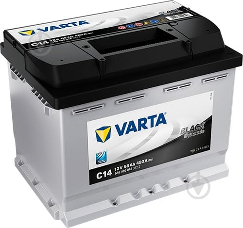 Акумулятор автомобільний Varta Black Dynamic C14 56Ah 480A 12V 556400048 «+» праворуч (556400048) - фото 1