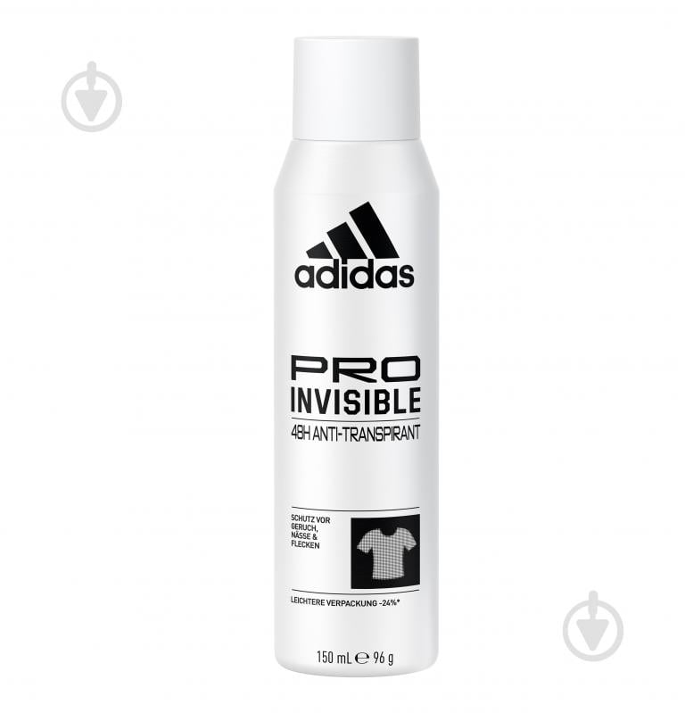 Антиперспірант для жінок Adidas PRO Invisible 150 мл - фото 1